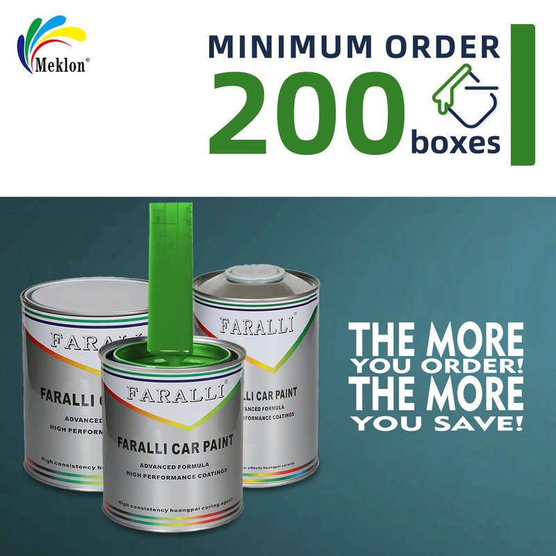 طلاء السيارات طلاء أخضر مصنع طلاء السيارات عالية الأداء