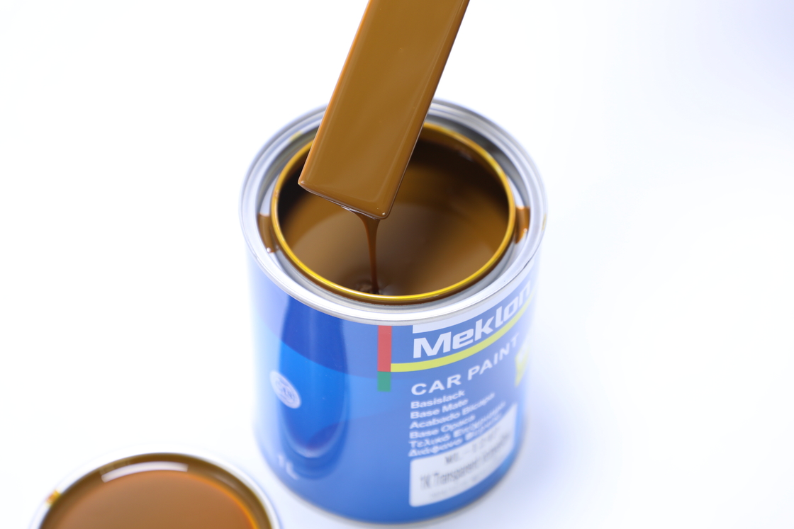 طلاء أصفر حديدي عالي التكلفة والأداء ومتعدد الأغراض مع متانة وسرعة جفاف لطلاء السيارات لإعادة التشطيب