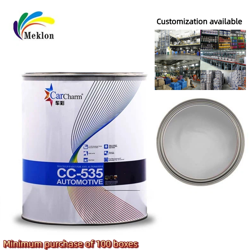 طلاء سيارة أبيض اللؤلؤي المختلط مع استقرار اللون وطول العمر