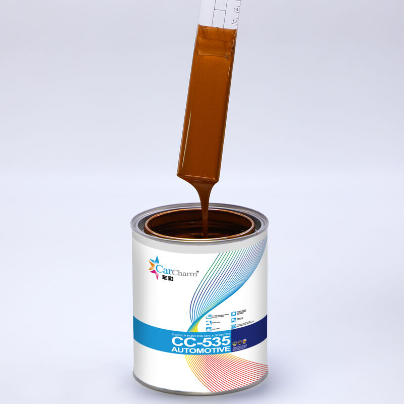 تجفيف سريع 1K برتقالي أحمر فضي طلاء أكريليك السيارات طلاء السيارات والطلاء الاستخدام الصناعي إصلاح وتجديد السيارات