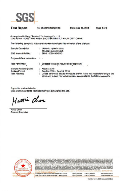 الصين Guangzhou Meklon Chemical Technology Co., Ltd. الشهادات