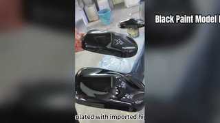 عرض تأثير نموذج الطلاء الأسود